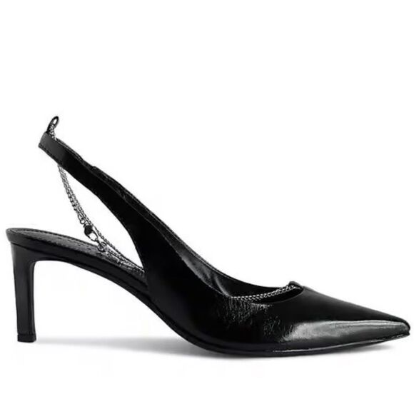 NIB Zadig & Voltaire First Night Pointed Toe Slingback Pumps size 40 - Picture 1 of 12